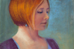 Girl with a Blue Earring by Susan Cunniff